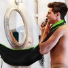 MEMOFYND 2PCS Beard Apron with 4PCS Suction Cup Hooks, Beard
