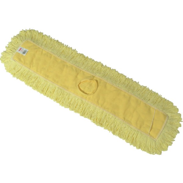 Rubbermaid Commercial J15500YEL Trapper Commercial Dust Mop, Looped-End, Washable, 36w x 5d, Yellow
