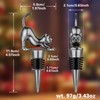LKKCHER Cat Wine Stopper, Cat Decoration Gifts for Cat Lovers