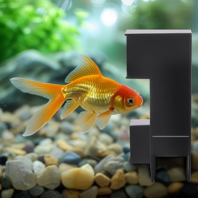 Generic Aquarium Underground Tunnel, Small Plastic 2 Outlets Corner Aquarium