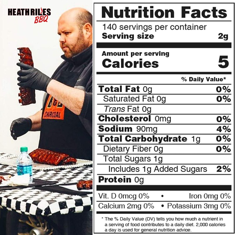 Heath Riles BBQ Sweet BBQ Rub Seasoning, Champion Pitmaster Recipe,
