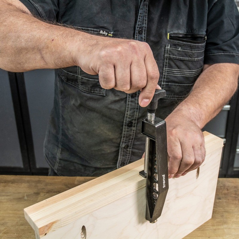 Trend Pocket Hole Alignment Clamp, Perfectly Aligns and Holds The