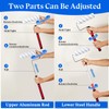 7pcs House Paint Roller Kit, Gesenwin 9 Inch Extendable Roller