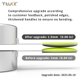 TILUCK Measuring Cups and Spoons Set, Stainless Steel, Kitchen Utensils for Cooking and Baking (12)