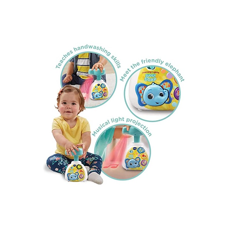 VTech 552003 Baby Learning Lights Sudsy Soap, Multi
