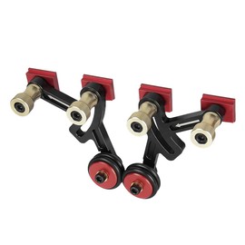 Toolcool - Guías de precisión de corte transparente, alimentador de rodillos de rodamiento unidireccional, alimentación de seguridad mejorada para sierra de mesa de enrutador