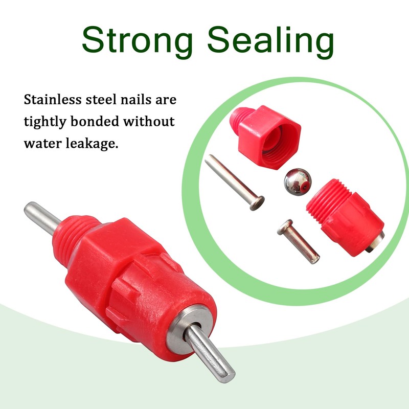 Cyrading Chicken Waterer Nipples Automatic Poultry Watering Nipples Chicken Drinkers