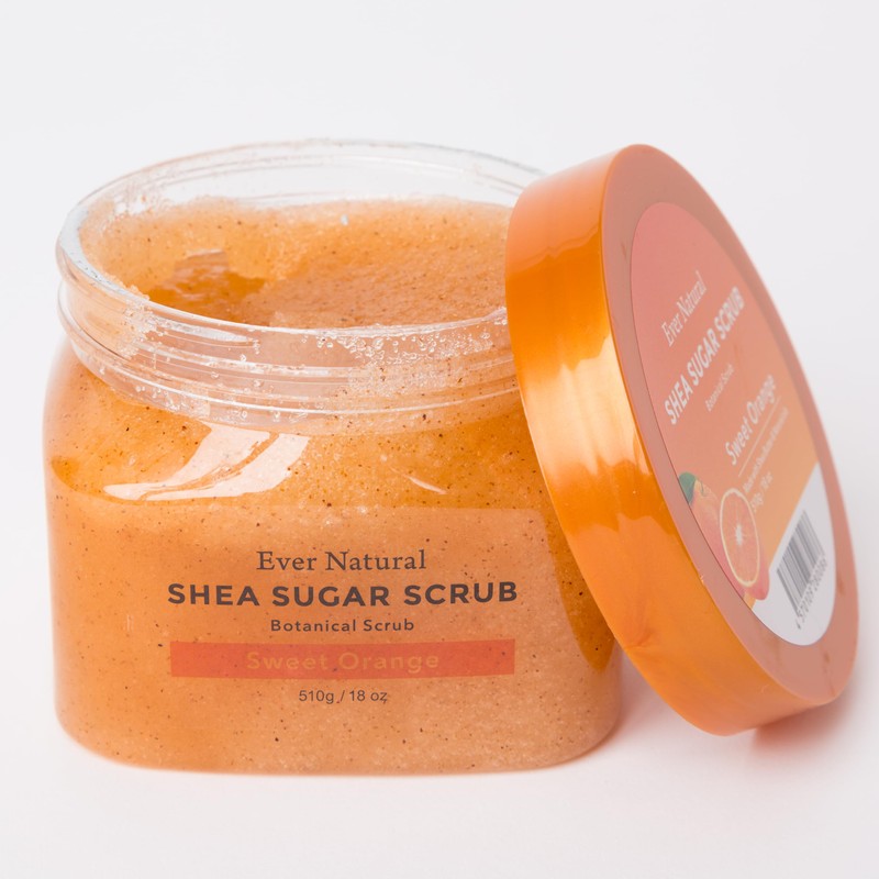 Ever Natural Shea Sugar Body Scrub, Body Smoother, Body Care,