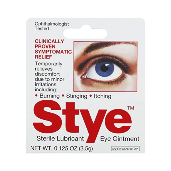 Stye Sterile Lubricant Ointment, 0.125 Ounce