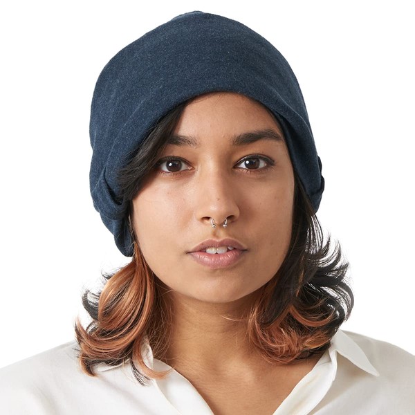 CHARM Organic Cotton Slouchy Beanie - Womens Soft Summer Slouch