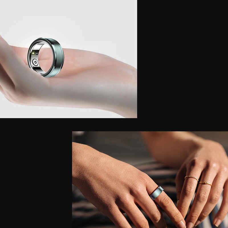Smart Ring Counter Sleep Tracking Waterproof Multifunction for Health Fitness
