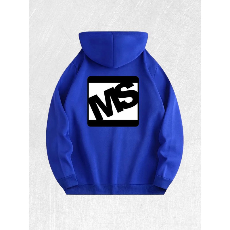 MS Logo Graphic Hoodie 100% Cotton US Warehouse 7 ColorsColor: