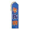 Beistle I'm A Big Boy Ribbon Award, Multicolor - 1pack