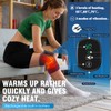 MOAJAZA Cordless Knee Massager with Heat and Vibration, Heating Pads