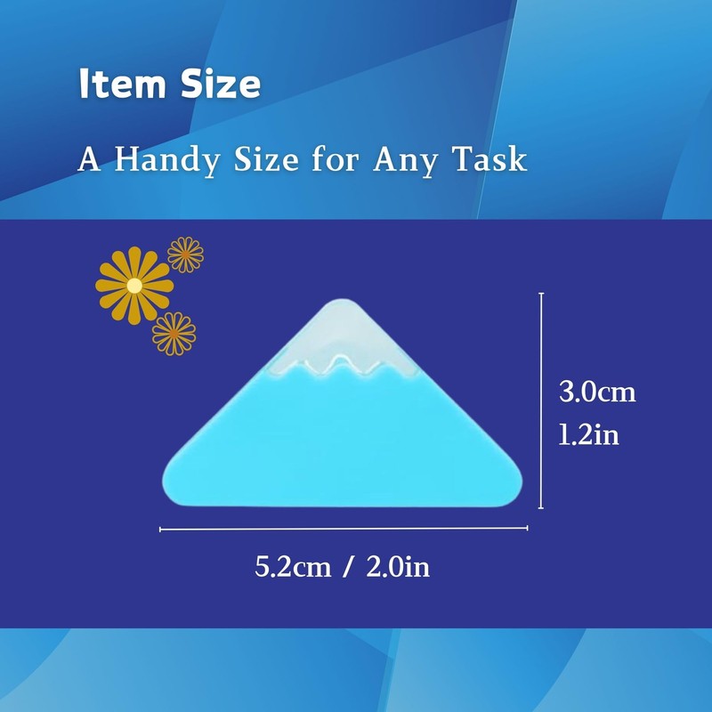 Sun-Star Stationery Clip Corner Clip Mt. Fuji Clip Light Blue