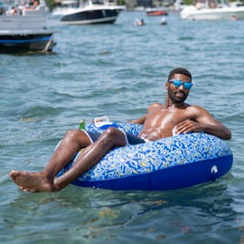 Seachoice Supreme Lake Tube, Water Tube, Built in Drink Holder, 48 in Diameter, 250 lbs Capacity