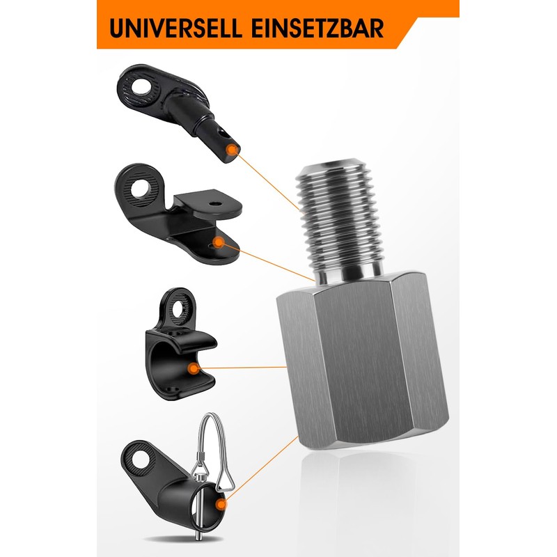 Bicycle Axle Adapter M10 | Bicycle Trailer Adapter for Thru