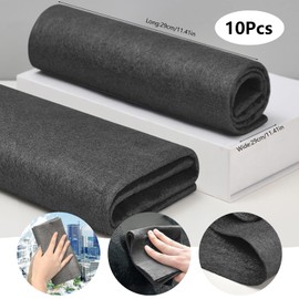 Euleryoo Pack of 10 Thickened Magic Cleaning Cloths, Microfibre Cloths, Streak-Free Cleaning Cloths, Streak-free & Lint-Free Cleaning Cloths for Household, Kitchen, 30 x 30 cm