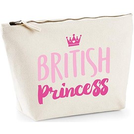 Hippowarehouse British princess printed make up cosmetic wash bag 18x19x9cm