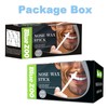 BlueZOO 100Pcs Nose Wax Sticks Applicator with Disposable Spatulas for