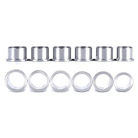 TBOSEN Precise Dimensions Set Stainless Steel O-Ring Ear Plugs Tunnels Gauges Stretcher Piercings Kit