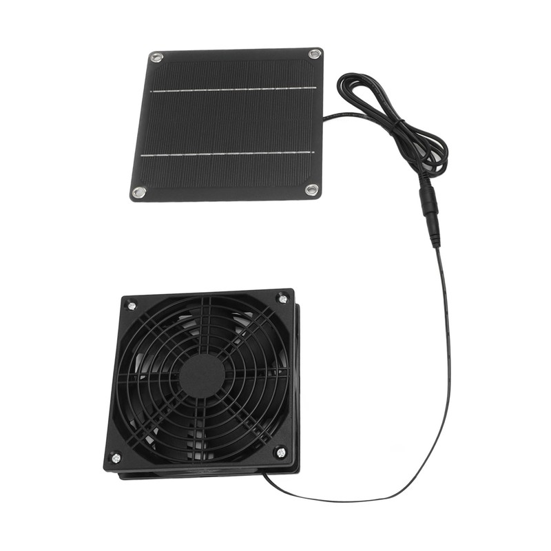 Solar Panel Fan Kit Monocrystalline Silicon 2200RPM Solar Exhaust Fan