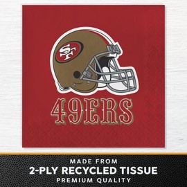 San Francisco 49ers Napkins, 48 ct