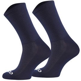 TODO Men's and Women's Cycling Socks Breathable Road Bike Socks Men's Cycling Socks with Motif Also Running Socks, navy, 39 - 42