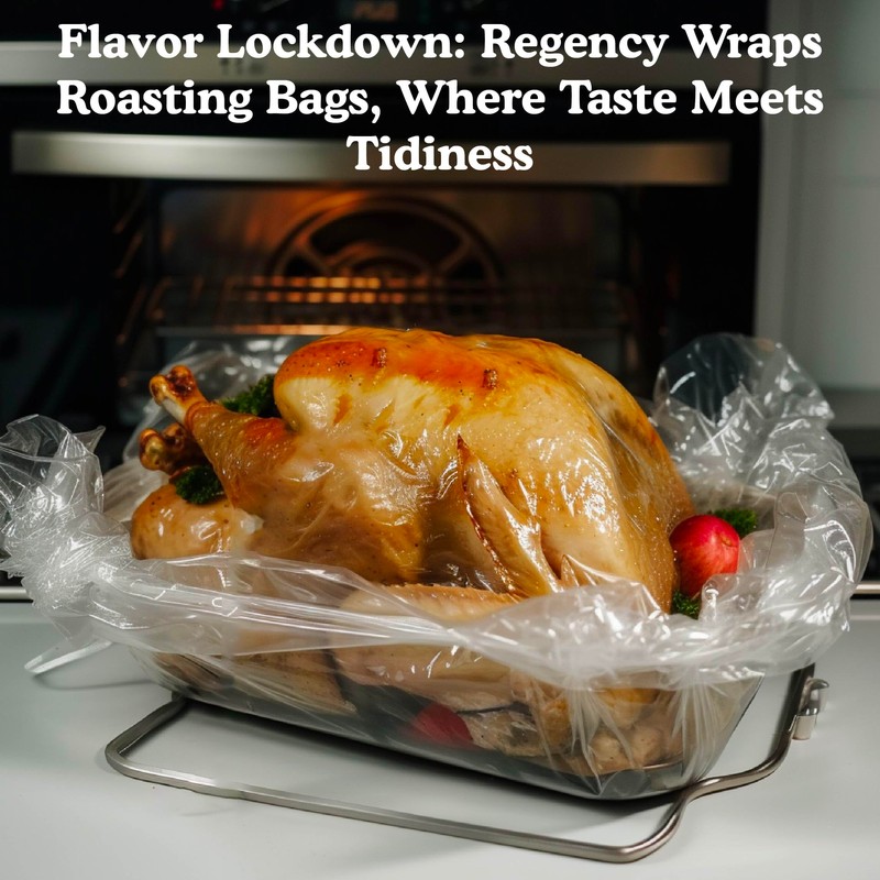 Regency Wraps Turkey Roasting Bags With Twist Ties, Oven Safe