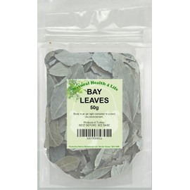 Natural Health 4 Life Dried Spices, Whole Bay Leaves Seasoning 50 g in Bag (1 Bag)