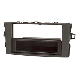 tomzz Audio 2455-091 Radio Fascia Plate Compatible with Toyota Auris E150 2007-2012 Anthracite Grey