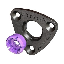 Button Fix Type 3 Button and Fix for Panel Connection Face- to-Face with 0.12'' or 0.31'' Gap x250 (20 Sets)