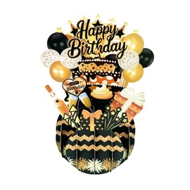 Amorista Funny Pop Up Birthday Card, Happy 3D Pop Up Birthday Gifts for Men Women, Celebration Cards for Daughter, Son, Mom, Dad, Friend