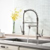 Commercial Kitchen Faucet Single Handle Single Lever Design with Pull