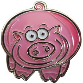 Piggie Golf Ball Marker and Magnetic Hat Clip