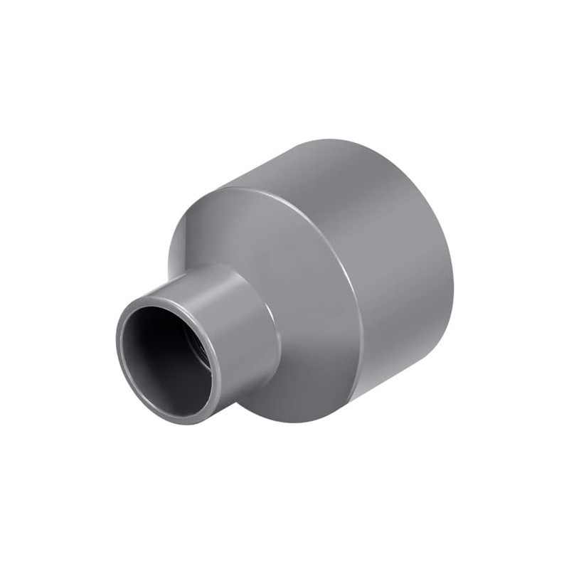 TOP-VIGOR 1Pcs PVC DWV Reducing Coupling, 32mm x 63mm Socket