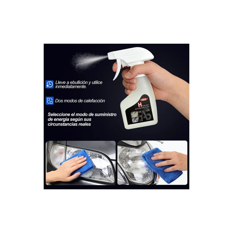 Alta Calidad Restaurador De Faros Kit Para Pulir Faros 190ml