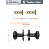 SORWDUERM Oil Rubbed Bronze Knobs Passage Door Knobs Interior Door