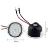 2PCS Rearview Mirror Puddle Lights LED White Light Under Mirror
