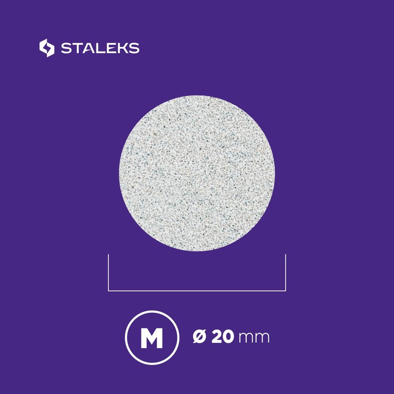 Staleks Pro Disposable White Files – Compatible Only with PODODISC