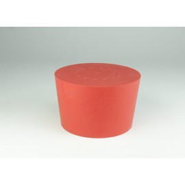 Neolab 1 1028 Rubber Stopper – 70 mm x 60 mm/Height: 50 mm, Red