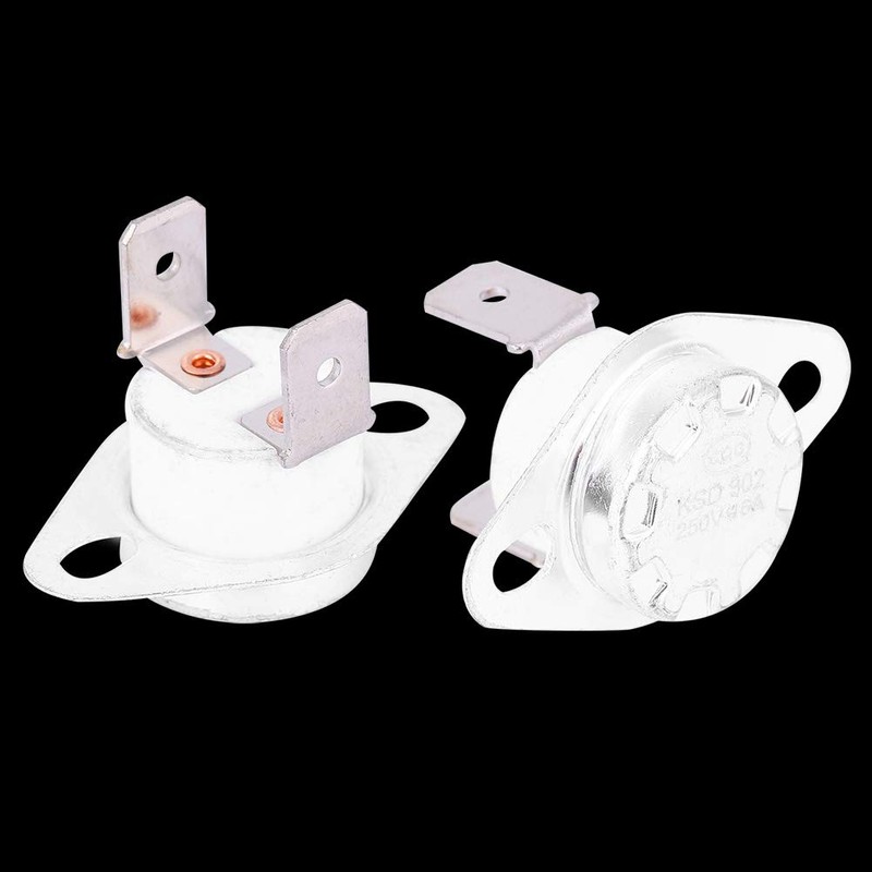 KSD302 250VAC 16A Thermostat 115℃/239℉, Thermal Switch Normally Closed, Temperature