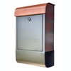 NACH Dominion Locking Mailbox with Newspaper Holder, Wall Mount Mailboxes