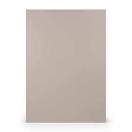 Paperado PAPERADO 50x craft cardboard DIN A4 taupe ribbed light brown mud grey 220 g/m² construction cardboard thick craft paper in 29.7 x 21 cm painting, crafting perfect craft cardboard