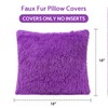 BBiggood Lavender Purple Throw Pillow Covers for Couch, Pack of