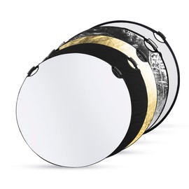 Glow 5-in-1 Collapsible Circular Reflector with Handles (52")