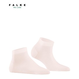 FALKE Women's Trainer Socks Fine Softness 50 DEN W Sn Semi Opaque Short Plain 1 Pair Pink Light Pink 8458, 39-42, Pink Light Pink 8458
