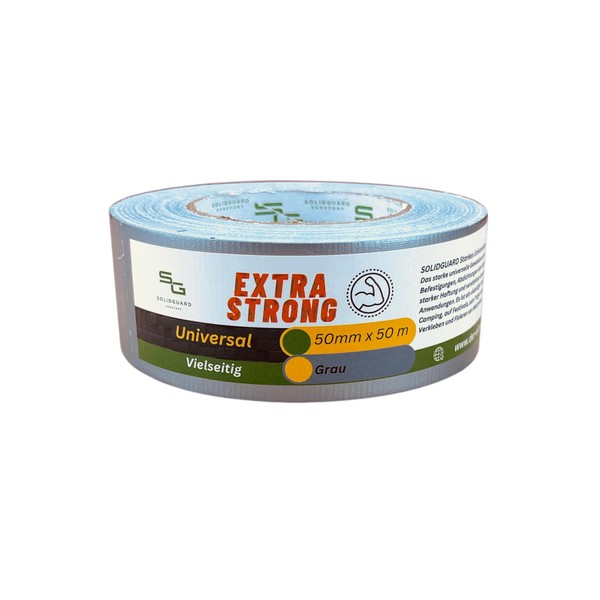 SOLIDGUARD Power Duct Tape Universal Fabric Tape - Silver Fabric