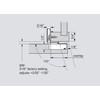 Blum 39C355B.24 Compact BLUMOTION 39C Hinge, Soft-Close, 110 Degree, 1-1/2