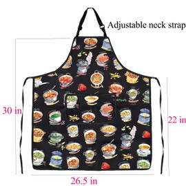 BNQL Soup Kitchen Apron Soup Lover Gifts Soup Cooking Apron Soup Gift Funny Soup Gifts Types Of Soups Apron Soup Themed Aprons